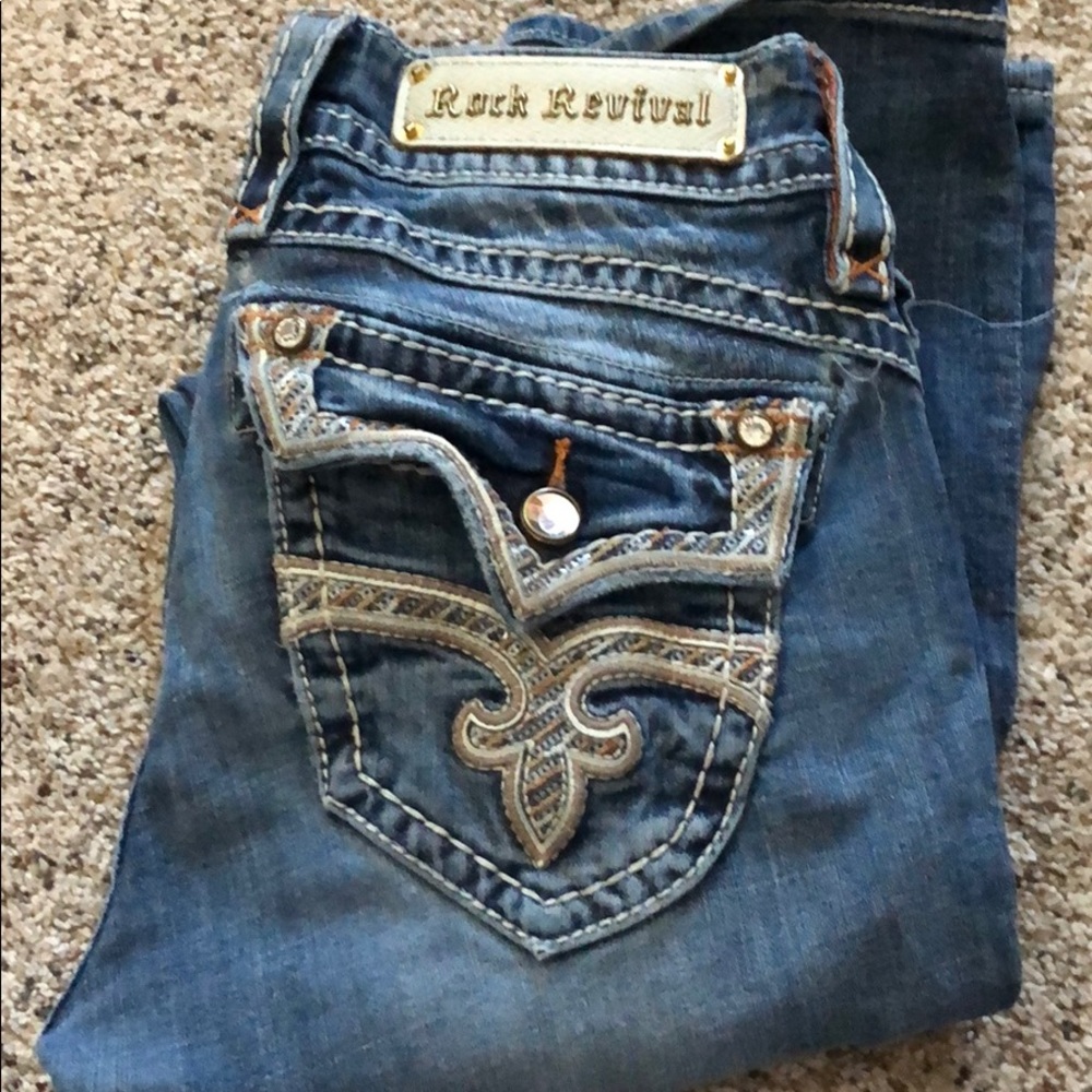 rock revival jeans